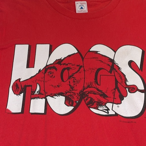 Vintage Arkansas Razorback tee. XL - Picture 4 of 4
